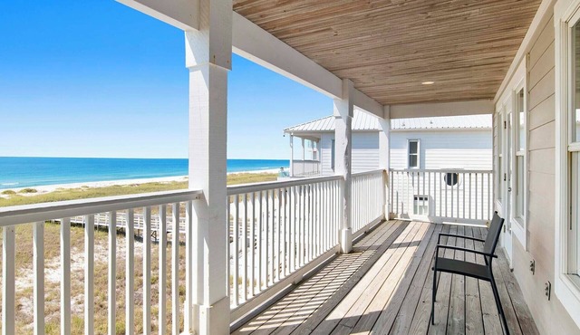 West of Eden (West Side) | Luxe Gulf Front Home, Semi-Private Pool