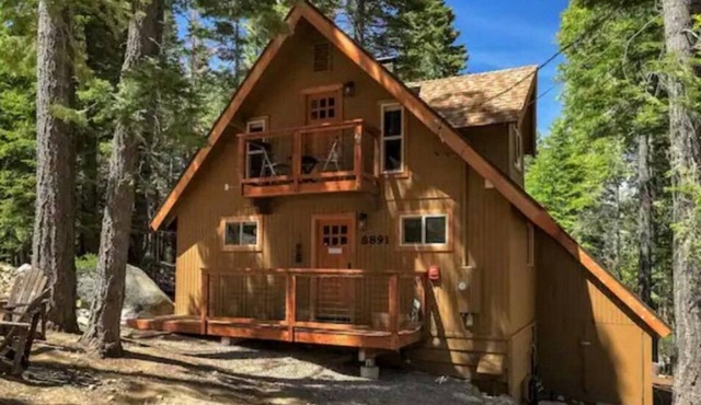 West Shore Tahoe 3-bedroom cabin with hot tub, private beach, fenced, pets ok!
