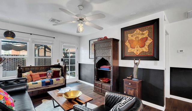 West University Bungalow with Private Studio!