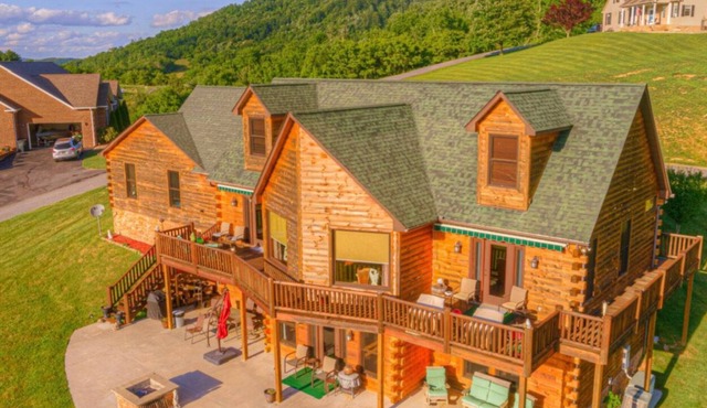 West Virginia Log Cabin Home