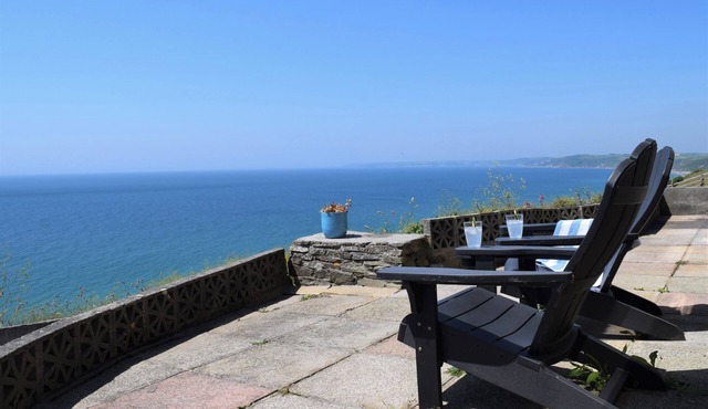 WESTCROFT 6 WITHNOE TERRACE, with a garden in Whitsand Bay