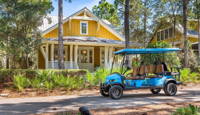 Where every day feels swimsuit-worthy at Bikini Bottom/Gulf Front Beach Club/Golf Cart/4 Bikes
