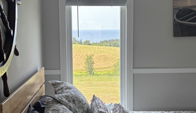 Where the Ocean Meets Rolling Hills in a Picturesque Landscape