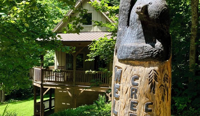 Whimsical Creekside Cabin