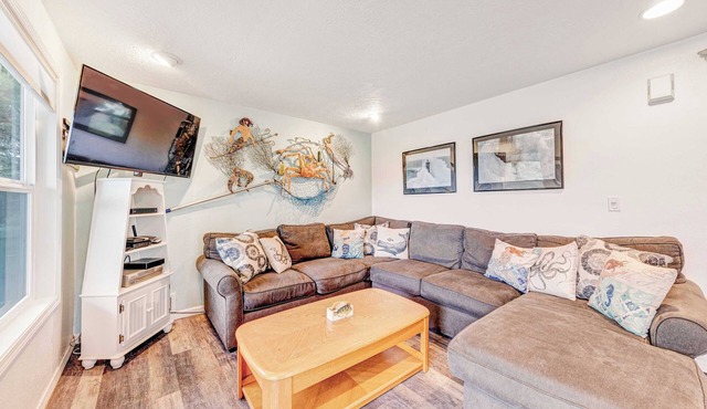 Whimsical Oceanview Home with Private Hot Tub & Nearby Beach Access - Dogs OK