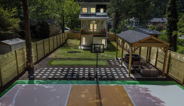 Whimsical Retreat with Pickleball Court, Basketball & Golf