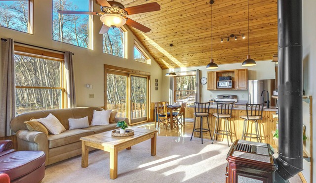Whispering Aspen Retreat: Fairplay Gem w/Views!