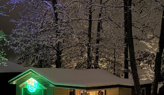 Whispering Pines - a Charming 2-bedroom cabin with WiFi, AC in serene Pipestem