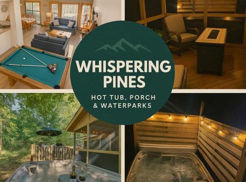 Whispering Pines Cabin Hot Tub Near Ski