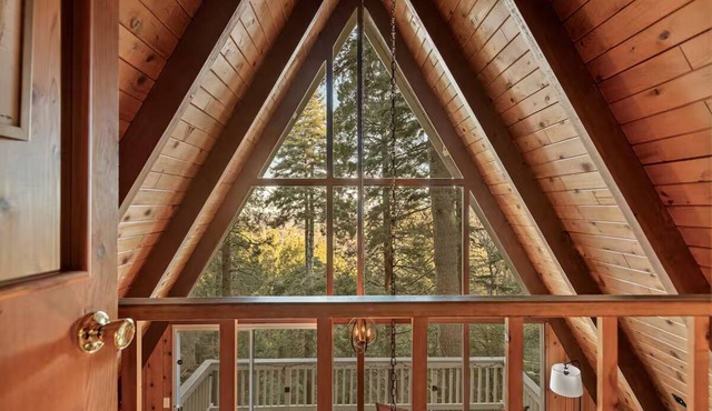 Whispering Pines Lake & Mountain A-Frame Cabin