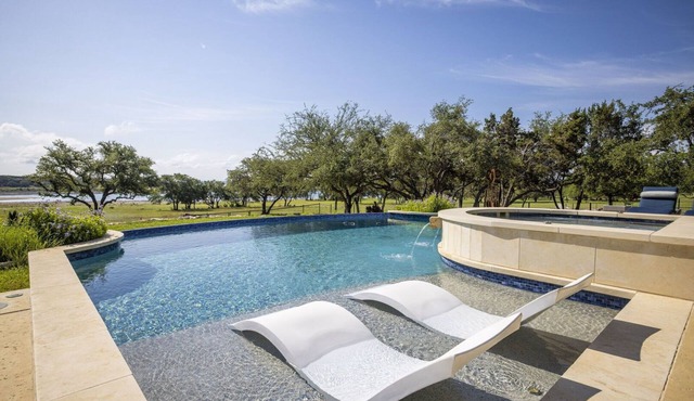 Whispering Waters - Lakefront Luxe, Pool + Hot Tub + Fire Pit + Outdoor Kitchen + 2 Master Suites