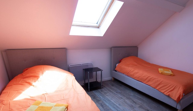 "white" Appartement Spacieux Pour 4