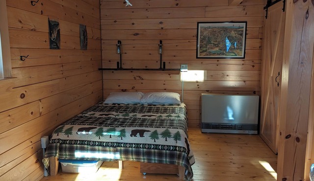 "White Mountains" cabin at Keyser Pond Campground