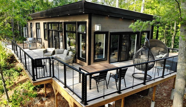 White Pine Cottage at Lac du Cerf - a bright, modern, cozy place to unwind.