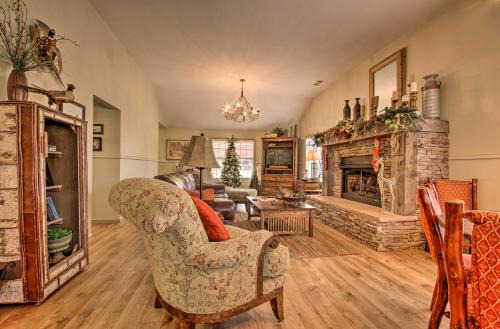 White River Getaway w/Fire Pit & Trout Fishing!