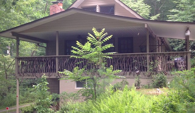 White Squirrel Lodge - Family friendly, pond & stream, breezy porches & wildlife