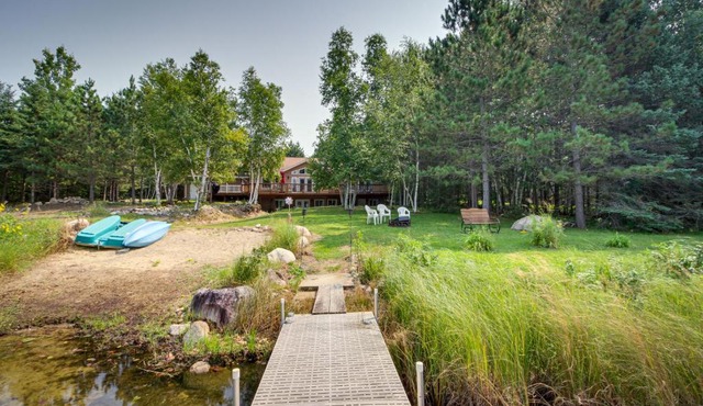 White Swan Lake Home Near Hiking and Snowmobiling!