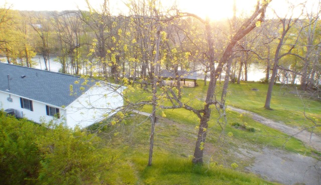 Whitewater River House - one side of duplex house on the river