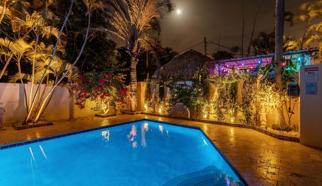 Whole Luxury Pool & Spa with Amazing Features & Stunning Backyard