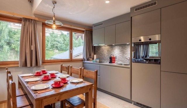 Wifi, 250m from shops, fitness, sauna, hammam, tv, ski locker, 78m², Vercorin