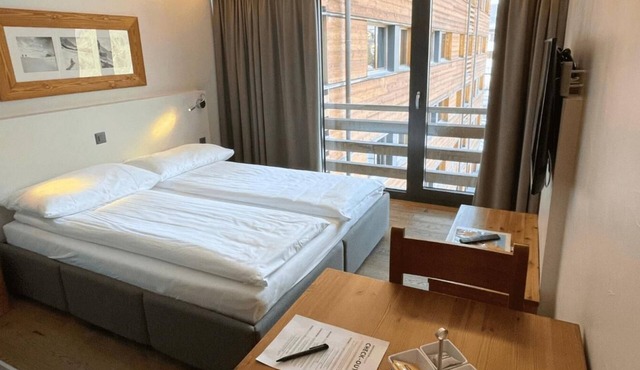 Wifi, 250m from shops, fitness, sauna, hammam, tv, ski locker, 22m², Vercorin