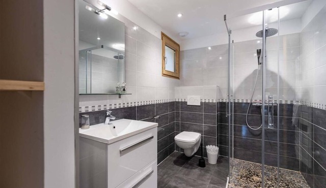 Wifi, 3rd floor, view valley, terrace, parking, tv, ski locker, 160m², Peisey-Vallandry