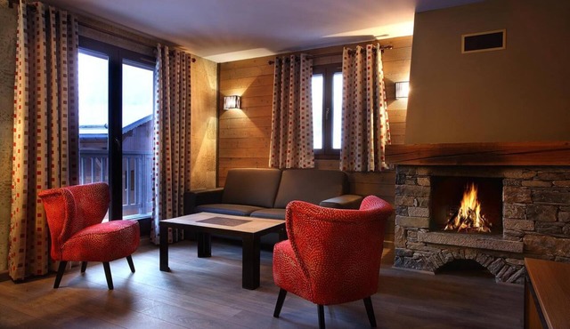 Wifi, fitness, swimming pool, sauna, hammam, balcony, tv, ski locker, 72m², Les Arcs