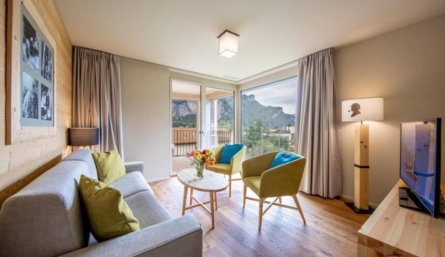 Wifi, resort center, sauna, terrace, balcony, tv, ski locker, 46m², Meiringen-Hasliberg