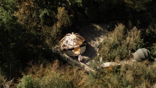 Wigwam et Dôdome sous les étoiles