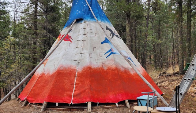 Wild Horses Glamping Tipi Teepee CLOUDCROFT NM