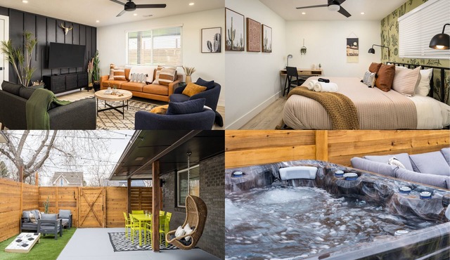 Wild West Disco Haus 2.0! New Hot Tub, Patio + Gym