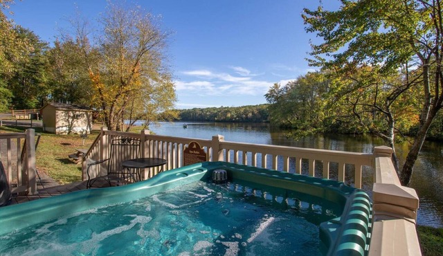 Wilderness Resort Hot Tub Cabins - offering perfect views of Cool Springs Lake!