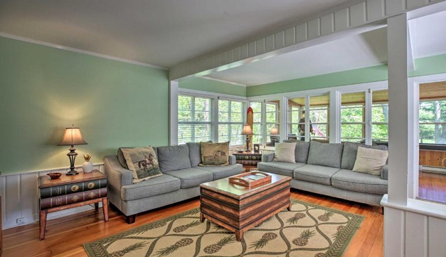 Williams Bay Home with Fire Pit 1 Mi to Lake and Beach