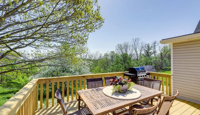 Williamstown Vacation Rental: Private Deck & Yard