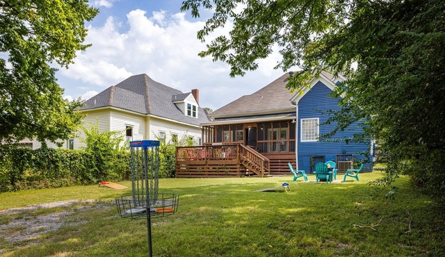 Wilson Historic Home on 5th Ave - 3BR/Games/Groups