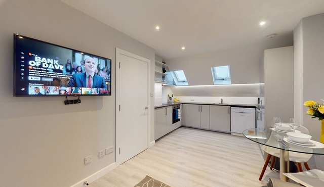 Wimbledon Loft Apartment with roof terrace