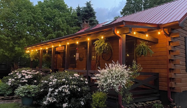 Wind Song: Charming Log Cabin In a Private Neighborhood. 10 Min From Downtown BR