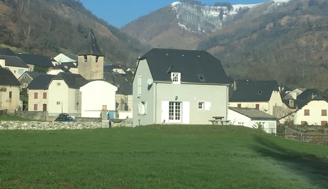 Windmill renovated mountain valley of asp