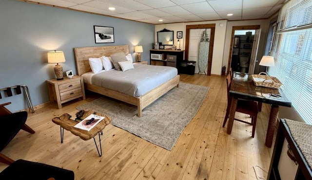 Windsled Studio at Ferry Landing Suites in Downtown La Pointe!