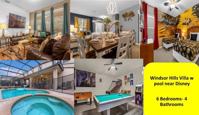 Windsor Hills Villa w pool near Disney