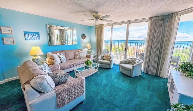 Windy Hill Dunes 105! 1st floor, 3 BR Premium Ocean Front Condo. Book your vacation today!