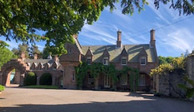 Wing Of Historic Luffness Castle. One twin and one single bedroom