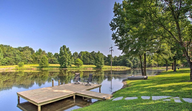 Winnsboro Fishing Retreat on 6 Acres w/ Fire Pit!