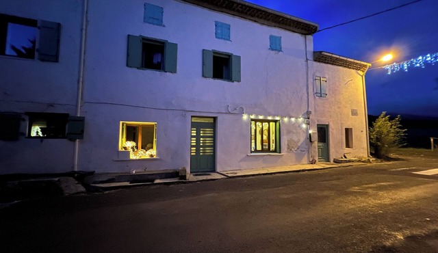 Winter fairy tail in the mountains