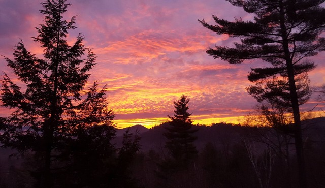 Winter Ski Home Million Dollar Sunset Mt Wash N Conway Attitash Cranmore & WC