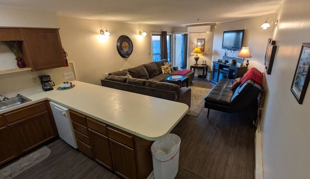 Winterplace Ski in Ski out condo First Floor D105