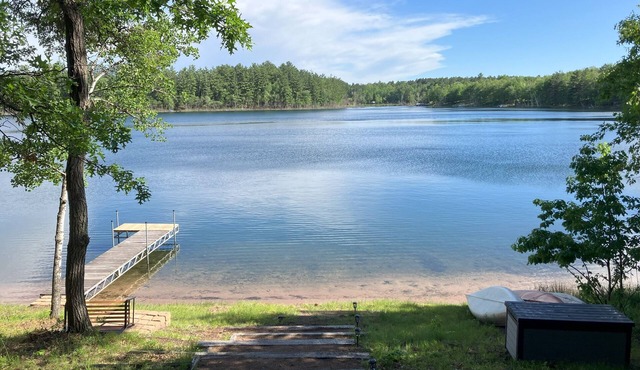 Wisconsin Northwoods cabin on beautiful Island Lake