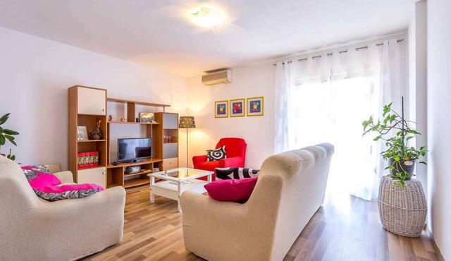 with balcony and air conditioning