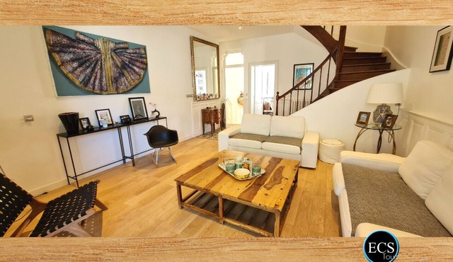 With (large) family or friends!