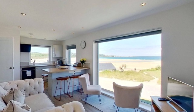 With the beach and coastal path on the doorstep, The Lair is the perfect bolthole for beach lovers